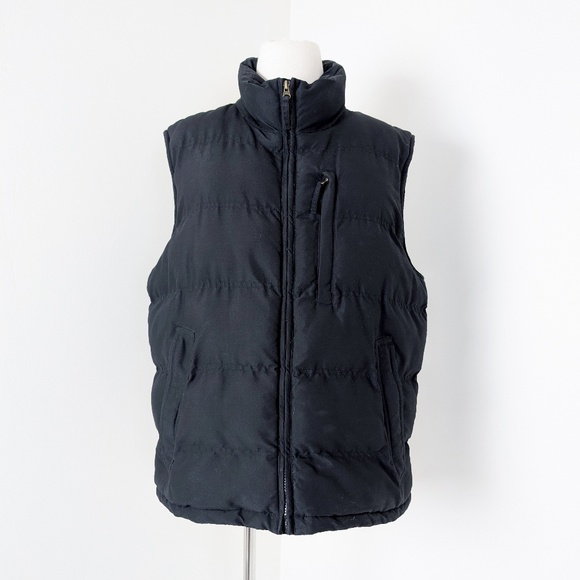 St. John's Bay Quilted Cargo Vest Puffer Down Filled Comfy Warm Insulated - Picture 2 of 12